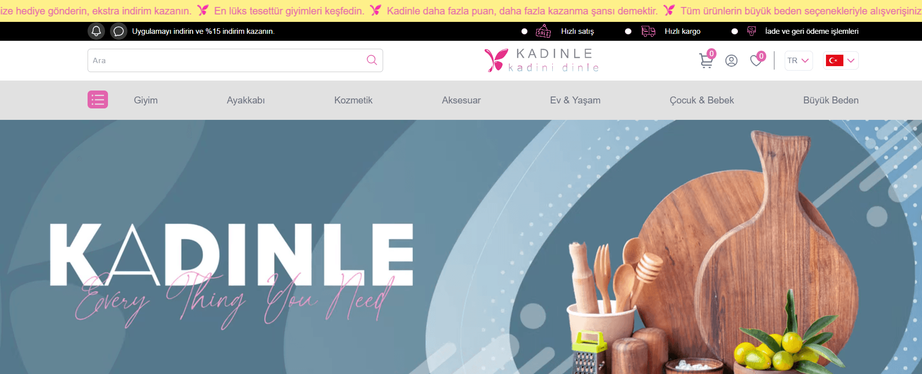 Kadinle Project Screenshot